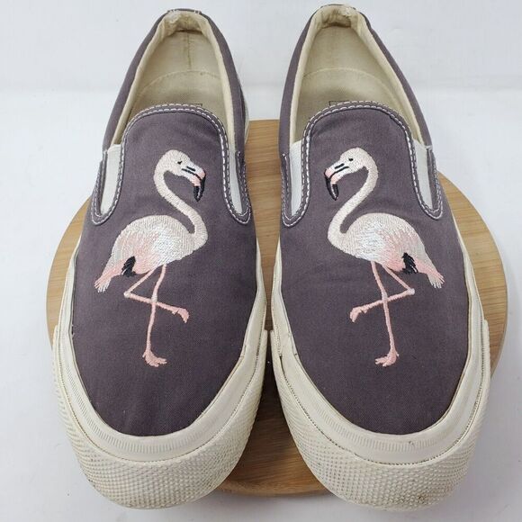 Converse Chuck Taylor 70 Shoes Womens 10 Grey Flamingo Slip On Sneakers - Picture 7 of 15